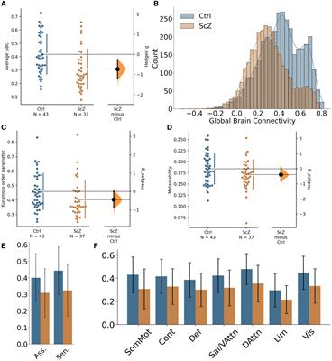 Exploring global and local processes underlying alterations in resting-state functional connectivity and dynamics in schizophrenia